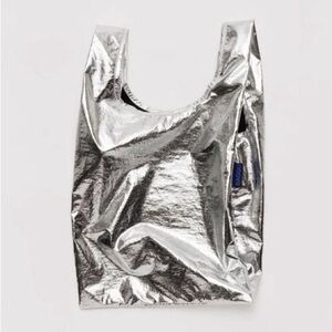 Silver Metallic Baby Baggu